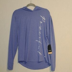 NWT‎ CALI Women's Blue Hoodie Sweatshirt